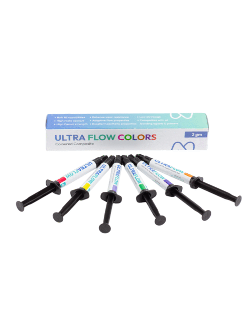 Ultra Flow Colours - Light Cure Colour composite (Blue/green/purple/ yellow/orange)